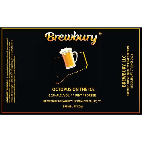 Brewbury Octopus On The Ice Porter