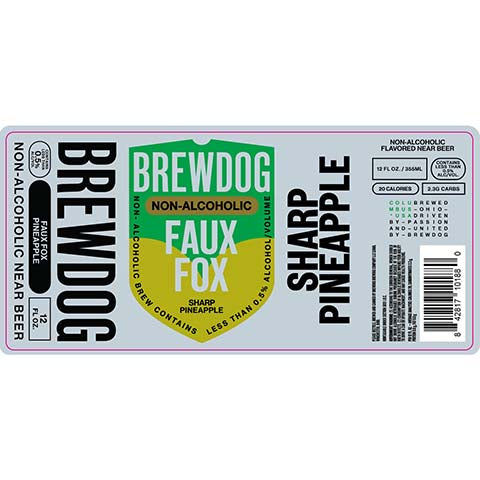 Brewdog Faux Fox Sharp Pineapple (Non-Alcoholic)