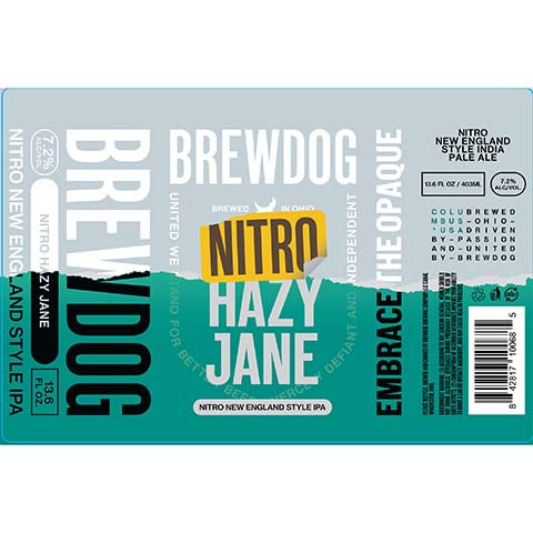 Brewdog Nitro Hazy Jane NEIPA
