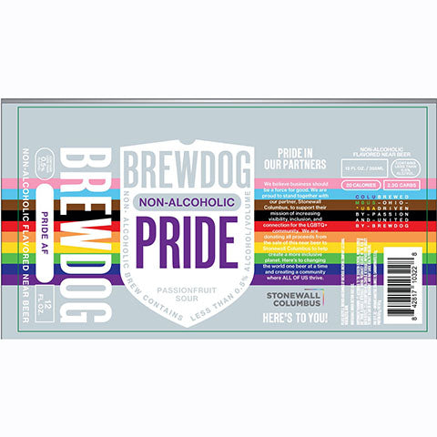 BrewDog Non-Alcoholic Pride Flavored Near Beer