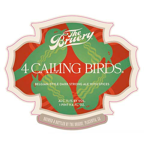 Bruery 4 Calling Birds Dark Strong Ale