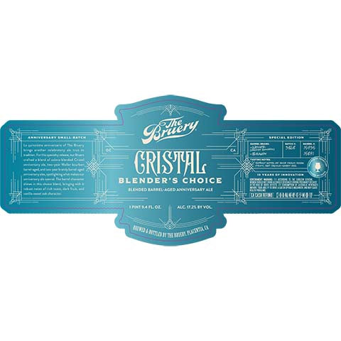 Bruery Cristal Blender's Choice Anniversary Ale