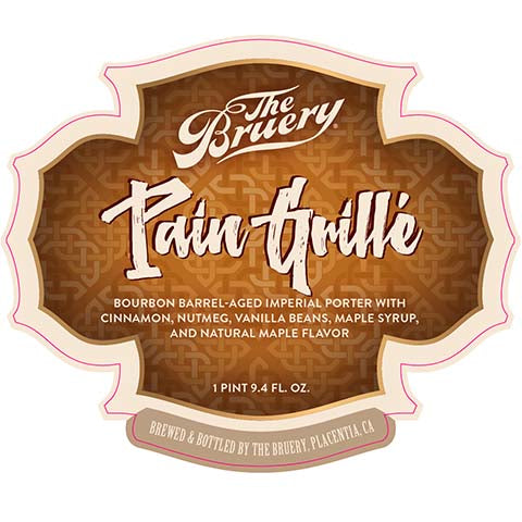 Bruery Pain Grille Imperial Porter
