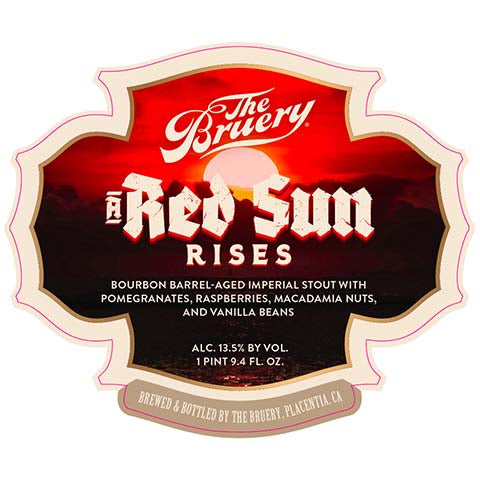 Bruery Red Sun Rises Imperial Stout