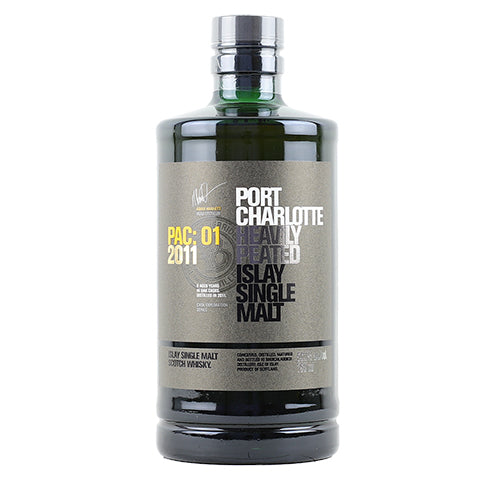 Bruichladdich Port Charlotte Cask PAC 01 Heavily Peated 8-Year Old Single Malt Scotch Whisky