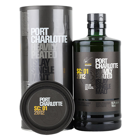 Bruichladdich Port Charlotte Heavily Peated Islay Barley 2012 Single Malt Scotch Whisky