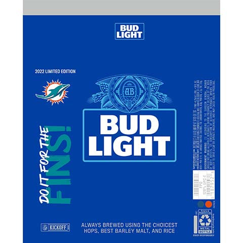 Bud Light Do It For The Fins! – CraftShack - Buy craft beer online.