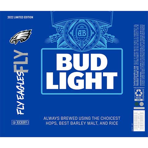 Bud Light Philadelphia Eagles Beer Coaster