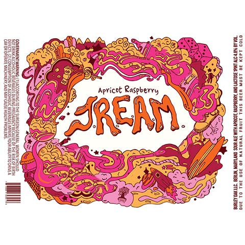 Burley Oak Apricot Raspberry JREAM Sour Ale