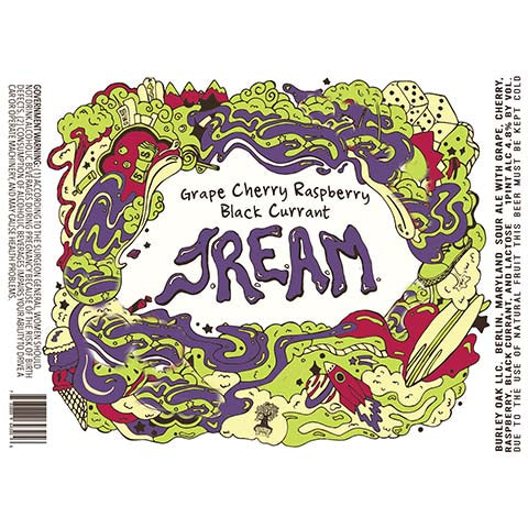 Burley Oak Grape Cherry Raspberry Black Currant Jream Sour Ale