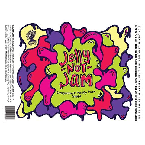 Burley Oak Jelly Not Jam Dragonfruit, Prickly Pear, Grape Sour Ale
