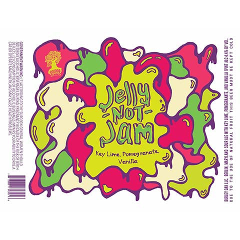 Burley Oak Jelly Not Jam (Key Lime, Pomegranate, Vanilla)