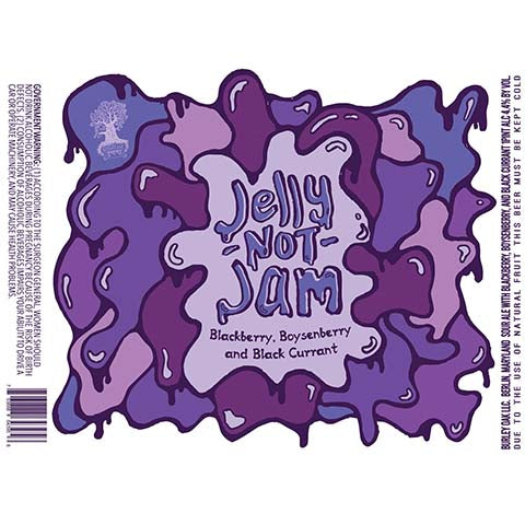 Burley Oak Jelly Not Jam Sour Ale (Blackberry, Boysenberry, and Black Currant)