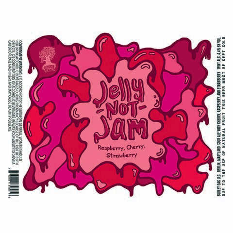 Burley Oak Jelly Not Jam Sour Ale (Raspberry, Cherry, Strawberry)