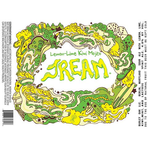 Burley Oak Lemon-Lime Kiwi Mojito Jream Sour Ale
