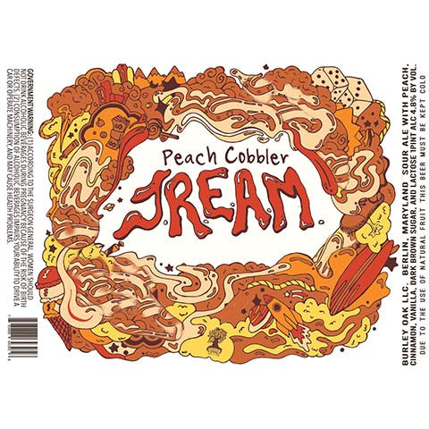 Burley Oak Peach Cobbler JREAM Sour Ale
