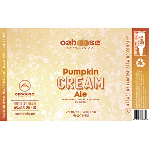 Caboose Pumpkin Cream Ale