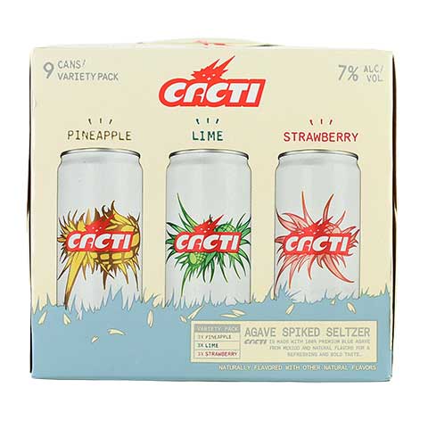 Travis Scott Cacti Agave Spiked Seltzer Variety Pack