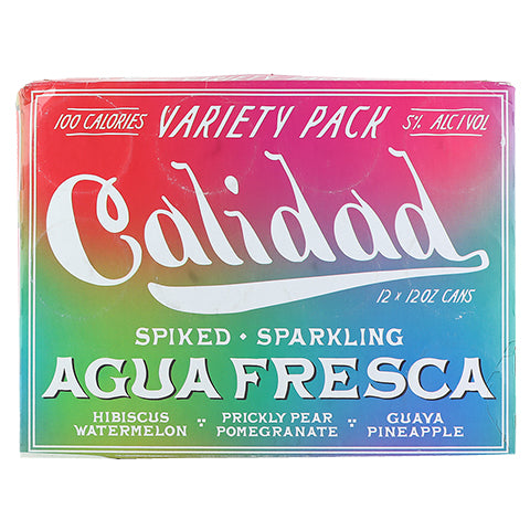 Calidad Agua Fresca Spiked Seltzer Variety 12-Pack