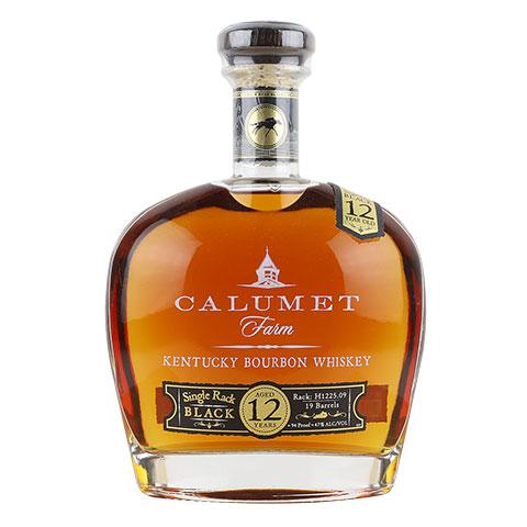 Calumet Farm 12 Year Old Single Rack Black Bourbon Whiskey
