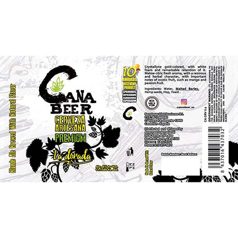 Cana-Beer-La-Dorada-Blonde-Ale-11OZ-CAN