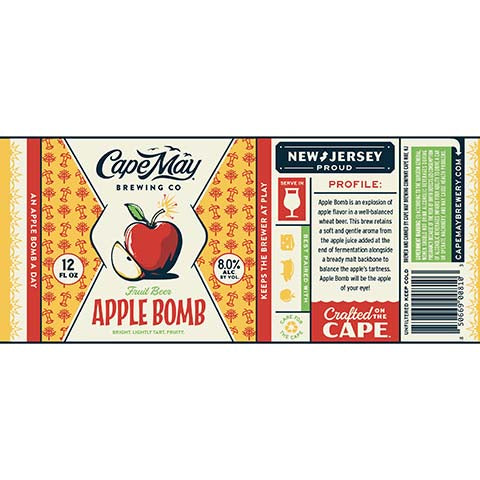 Cape May Apple Bomb Fruit Beer