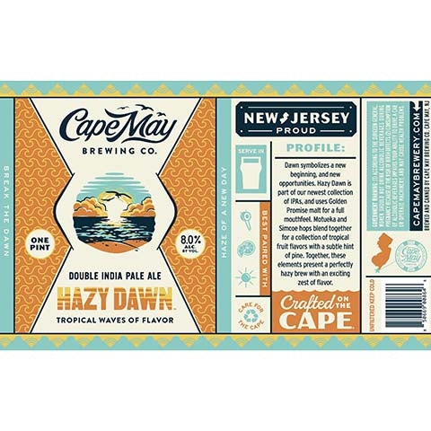 Cape May Hazy Dawn DIPA