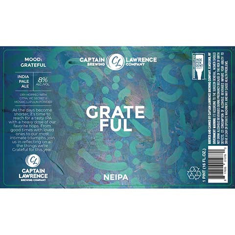 Captain Lawrence Grateful NEIPA