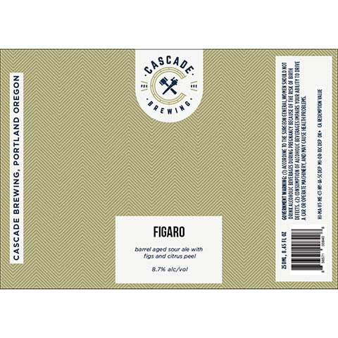 Cascade Figaro Barrel Aged Sour Ale