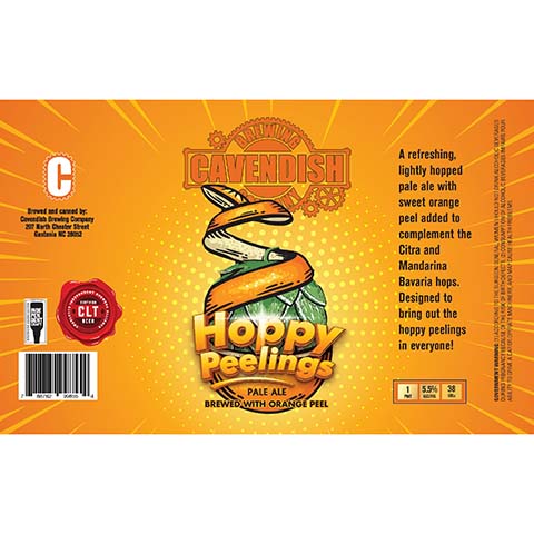 Cavendish Hoppy Peelings Pale Ale