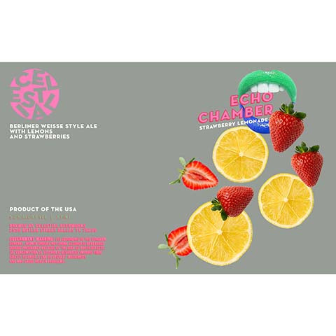 Celestial Echo Chamber Strawberry Lemonade Berliner Weisse Ale