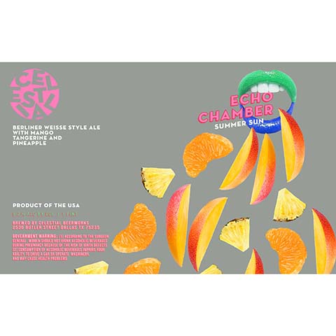 Celestial Echo Chamber Summer Sun Berliner Weisse Ale