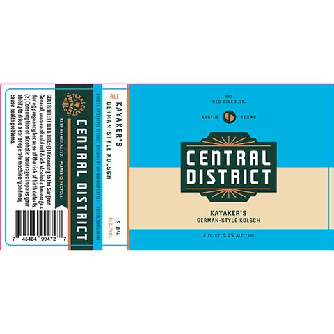Central District Kayaker's German Kolsch