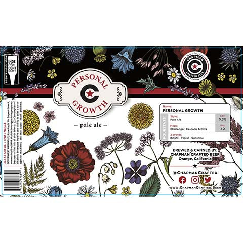 Chapman Crafted Personal Growth Pale Ale
