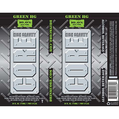 Charge Green High Gravity Core