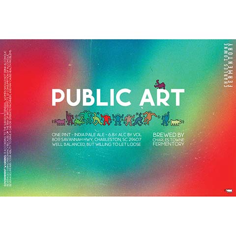 Charles Towne Fermentory Public Art IPA