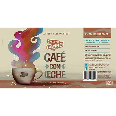 Cherry St Cafe Con Leche Imperial Oatmeal Stout