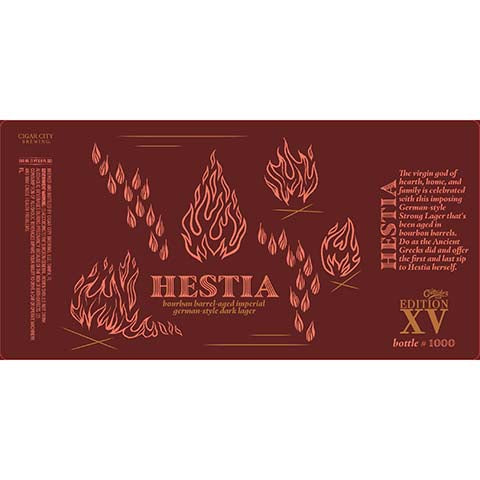 Cigar City Hestia Imperial Dark Lager