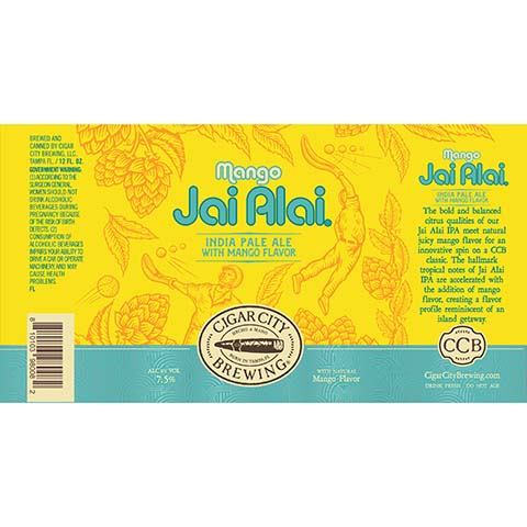 Cigar City Mango Jai Alai IPA