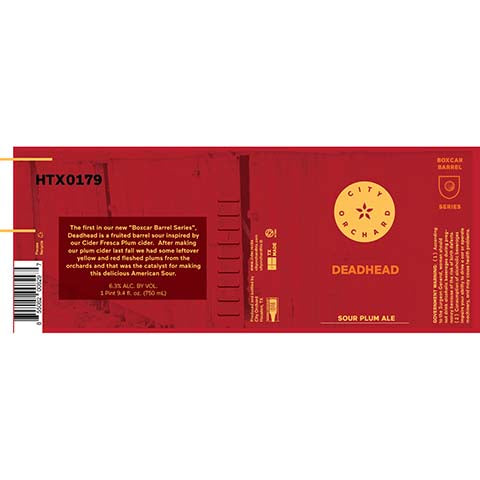 City Orchard Deadhead Sour Plum Ale