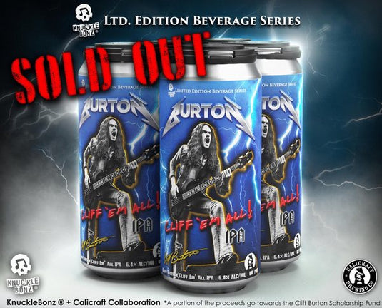 Cliff Burton Cliff Em' All IPA (KnuckleBonz)