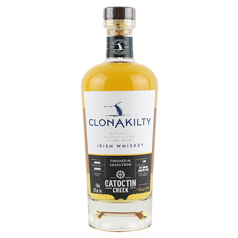 Clonakilty x Catoctin Creek Finish in Rye Whiskey Quarter Casks Irish Whiskey