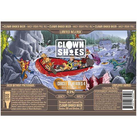 Clown Shoes Circle Of Heroes 4 Hazy IPA