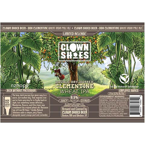 Clown Shoes DDH Clementine Wheat IPA