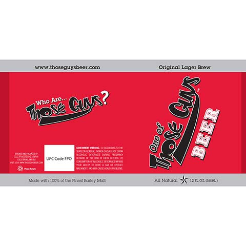 Cold Spring One Of Those Guys