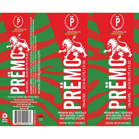 Cold Spring Premo Kiwi Watermelon Lemonade
