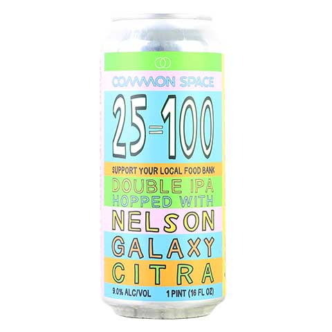Common Space 25=100 Double IPA