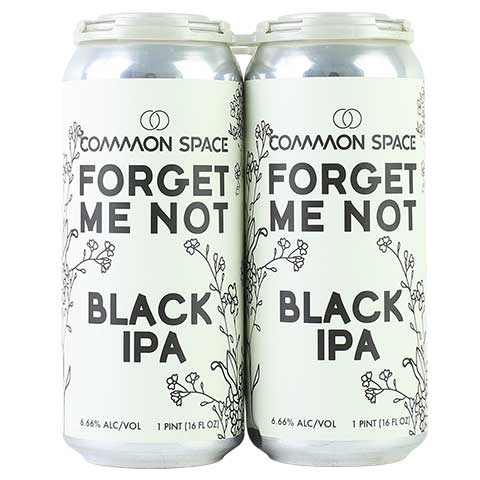Common Space Forget Me Not Black IPA