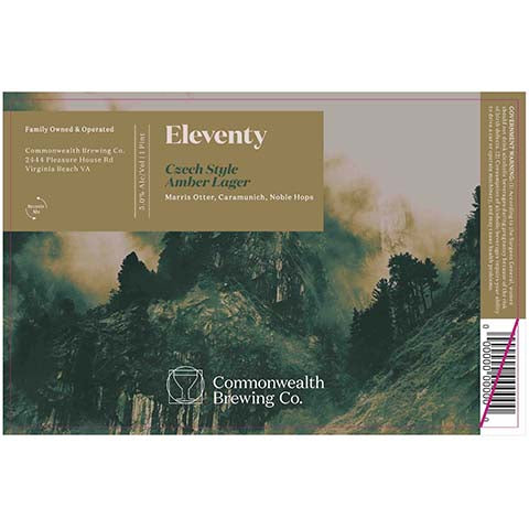 Commonwealth Eleventy Czech Amber Lager