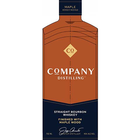 Company Distilling Maple Wood Finished Bourbon Whiskey - 750 ml